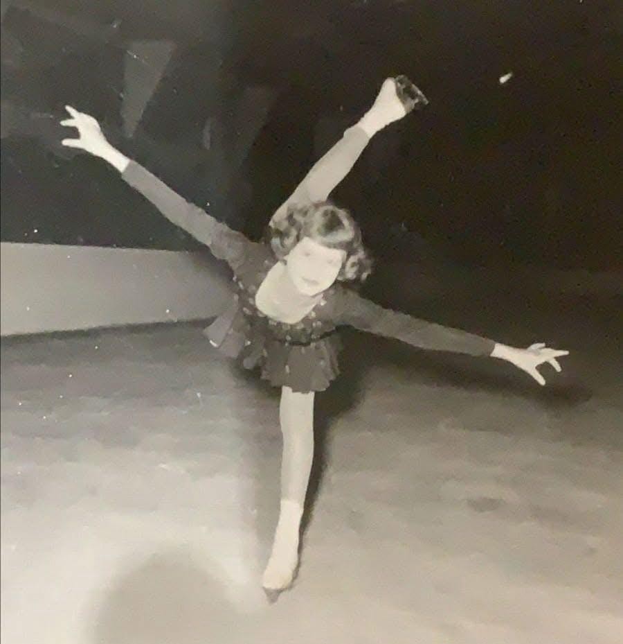 Pat Eastwood as a young skater